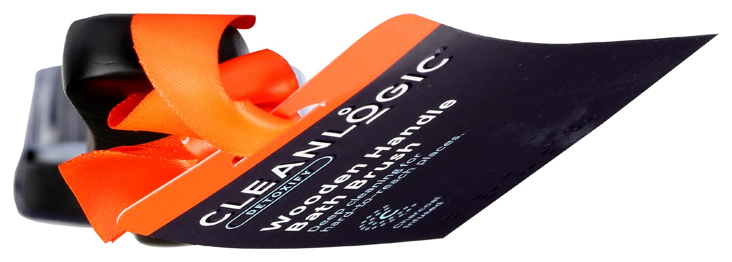 Clean Logic Purifying Charcoal Bath Brush, 1 count Beauty & Personal Care Cleanlogic