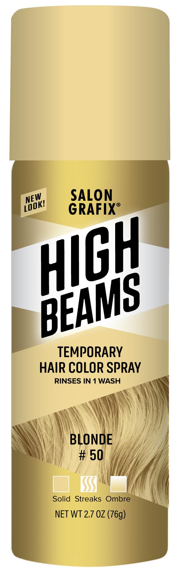 High Beams Intense Temporary Spray-On Hair Color - Blonde 2.7 oz (6 PACK) Beauty & Personal Care High Beams