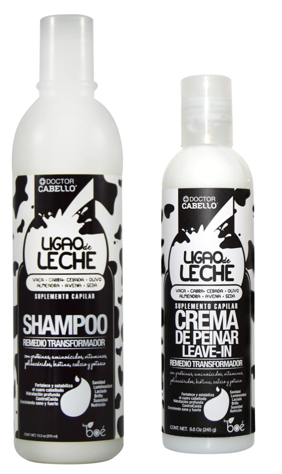 Doctor Cabello Ligao De Leche Combo Set - Suero leave-in 8.6oz and shampoo 13.2oz Beauty & Personal Care LIGAO DE LECHE