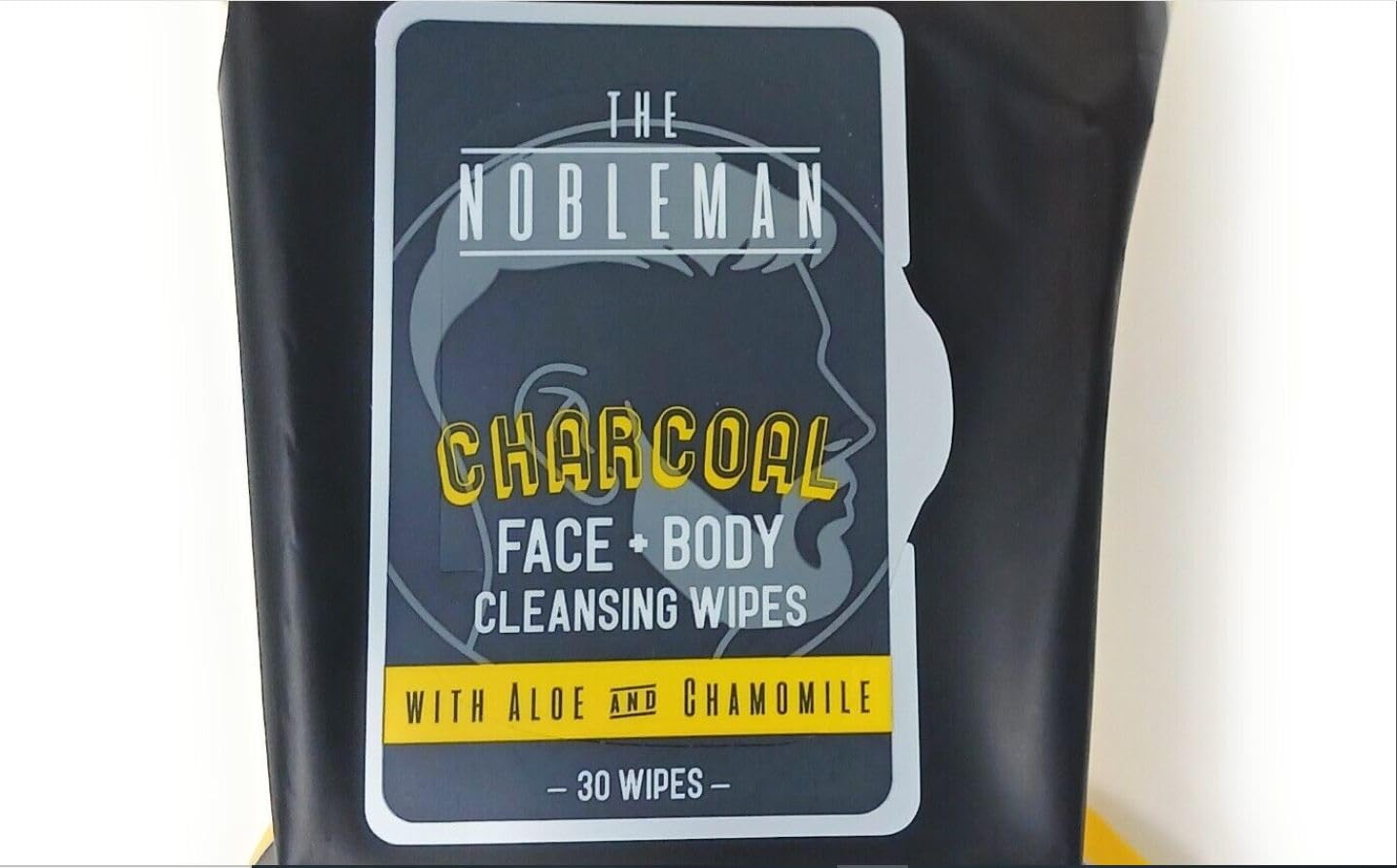 Nobleman The Face & Body Cleansing Wipes, Charcoal, 30 count Beauty & Personal Care NOBLEMAN