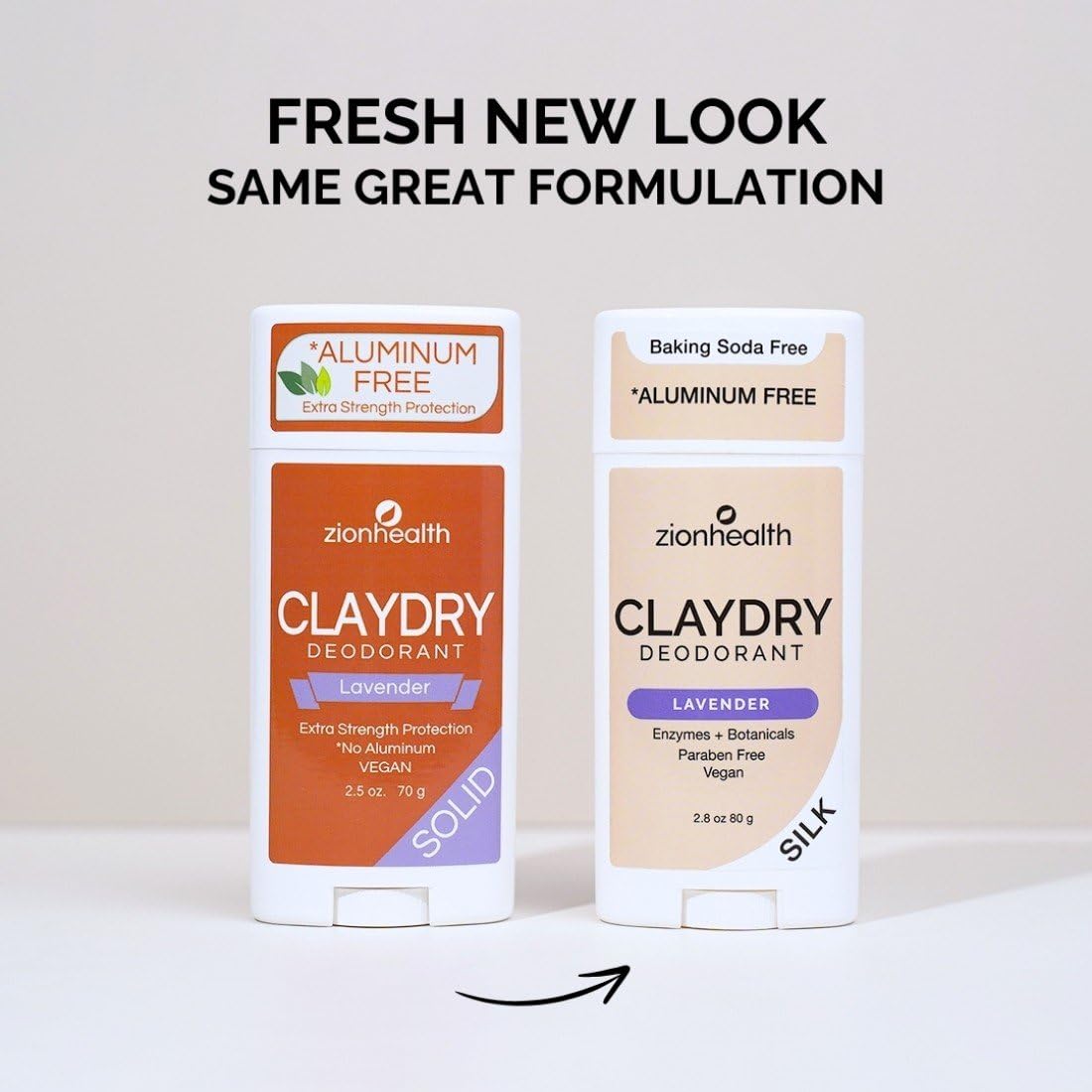Zion Health Clay Dry Solid Lavender 2.5 Oz Beauty and Personal Care Adama Minerals