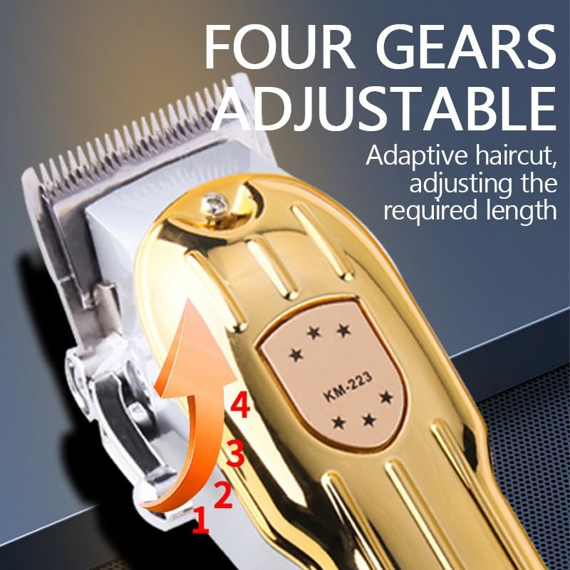 QDKVTNDJZ Mens Hair Clippers, Professional Barber for Cutting Cordless Corded Rechargeable Beard Trimmer for Men Beauty and Personal Care QDKVTNDJZ