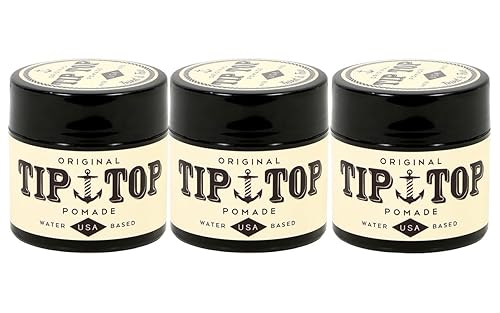 TipTop Original Water Based Pomade 4.25oz Pack of 3 Beauty & Personal Care TipTop