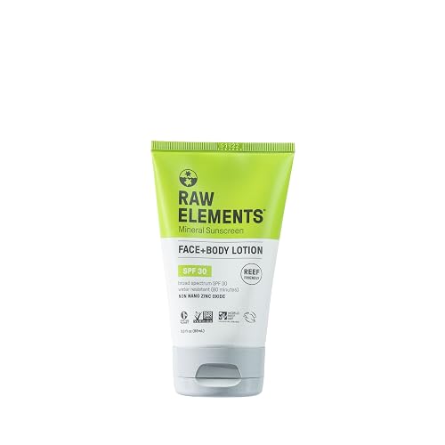 Raw Elements Face and Body All-Natural Mineral Sunscreen, Travel Size 1oz (1-Pack) Beauty & Personal Care Raw Elements
