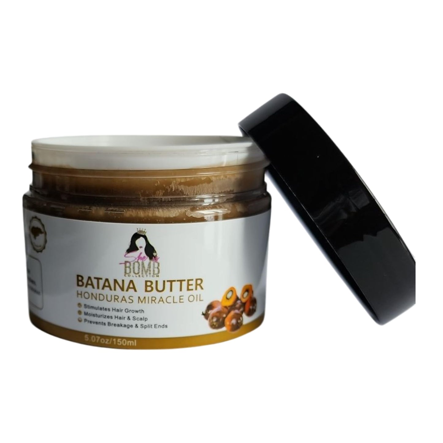 she is bomb Batana Hair Butter for Deep Moisture and Natural Glow - 5 oz - Hair Styling Agent Beauty & Personal Care she is bomb collection