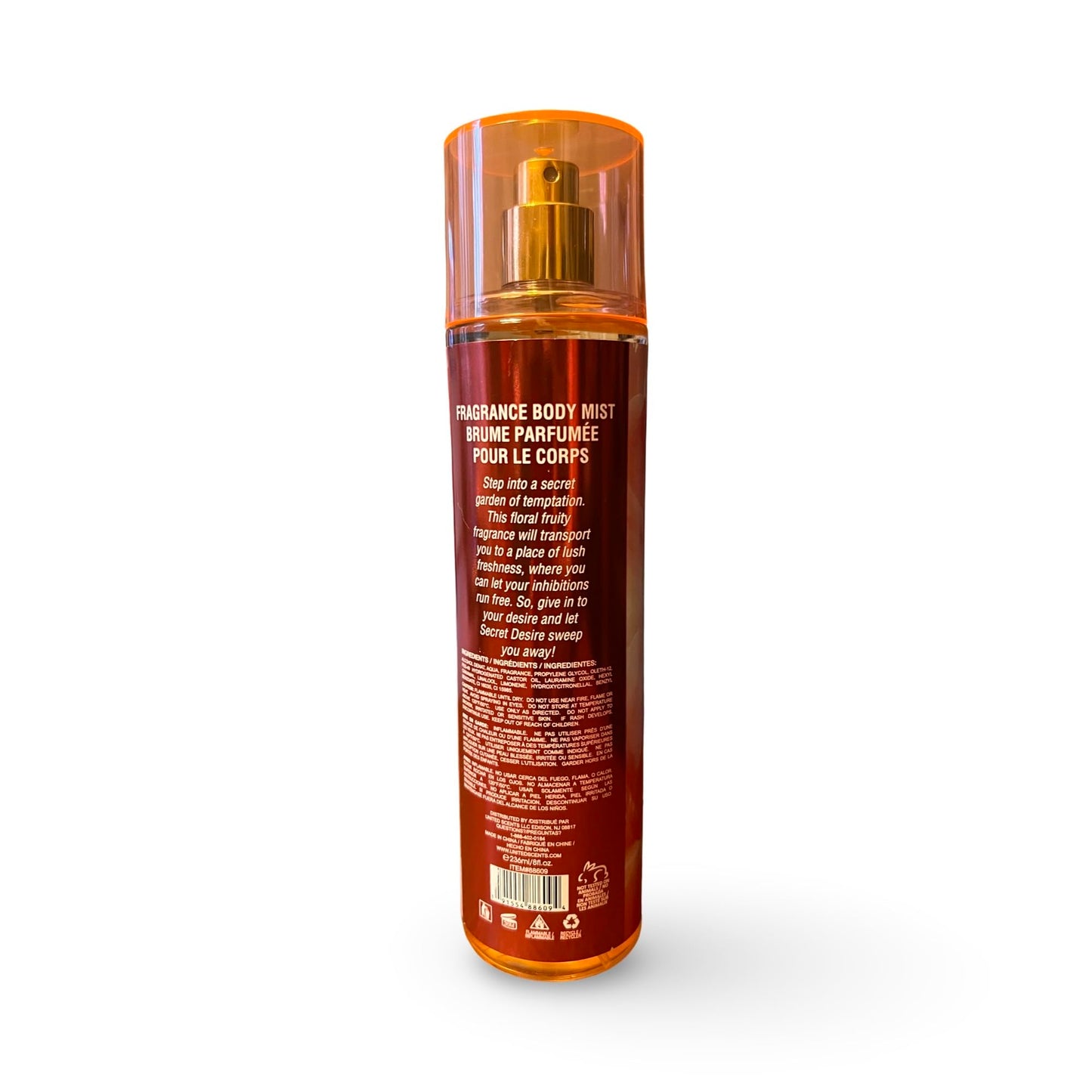 United Scents SECRET DESIRE Fragrance Body Mist, 8 Fl Oz Beauty & Personal Care United Scents
