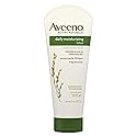 Aveeno Daily Moisturizing Body Lotion with Soothing Prebiotic Oat, Gentle Lotion Nourishes Dry Skin With Moisture, Paraben-, Dye- & Fragrance-Free Beauty & Personal Care Aveeno