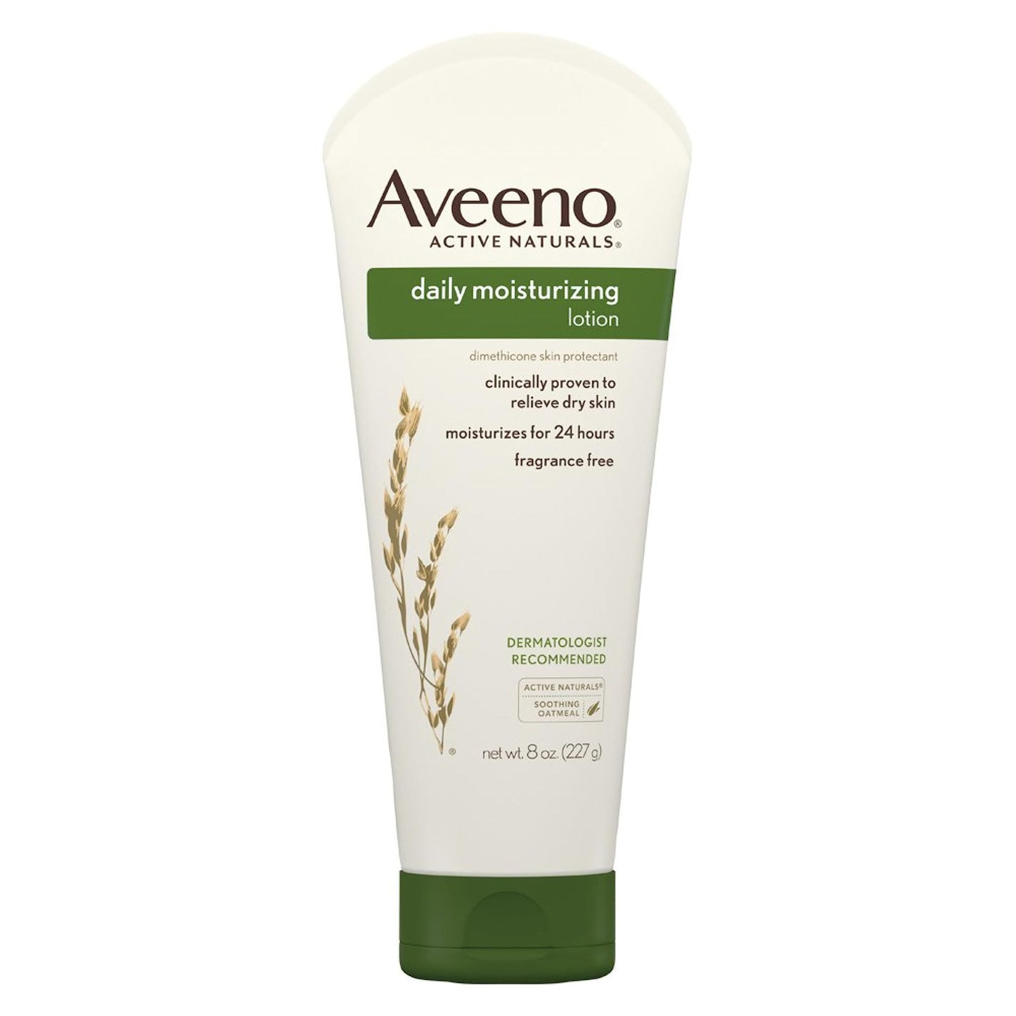 Aveeno Daily Moisturizing Body Lotion with Soothing Prebiotic Oat, Gentle Lotion Nourishes Dry Skin With Moisture, Paraben-, Dye- & Fragrance-Free Beauty & Personal Care Aveeno