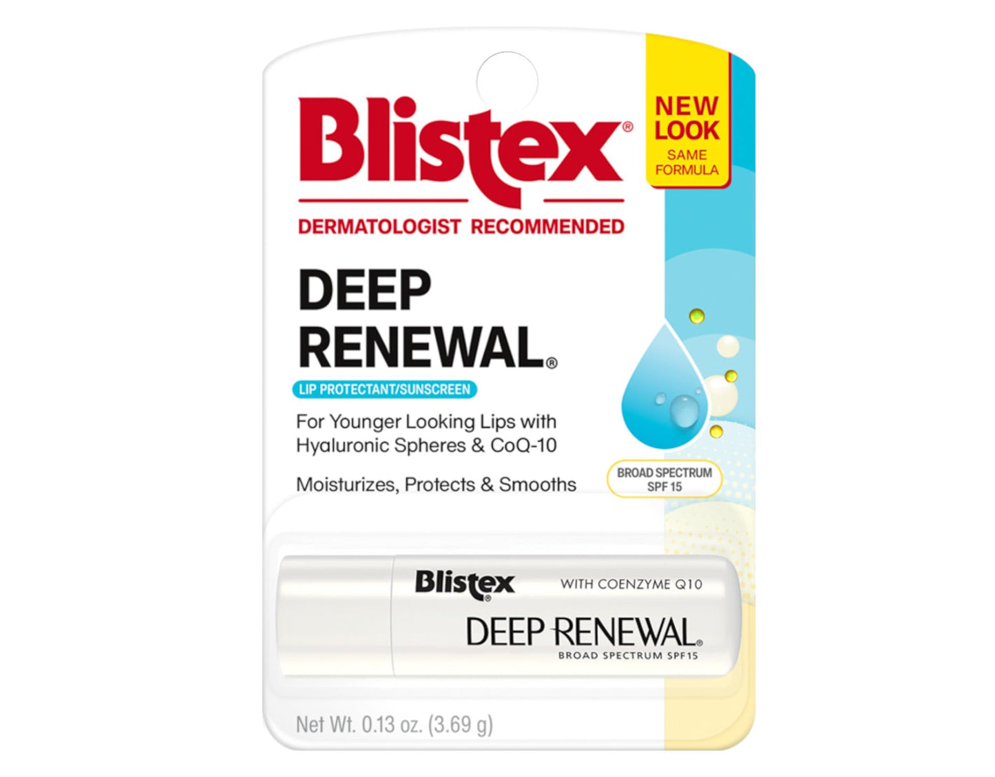 Blistex Deep Renewal Lip Protectant Sunscreen Balm, 0.13 Ounces (Pack of 2) Beauty and Personal Care Blistex