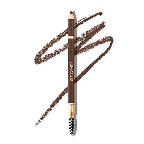 LAURA GELLER NEW YORK Bravo Brows Soft Pencil + Brush, Dark Brown Beauty & Personal Care LAURA GELLER NEW YORK