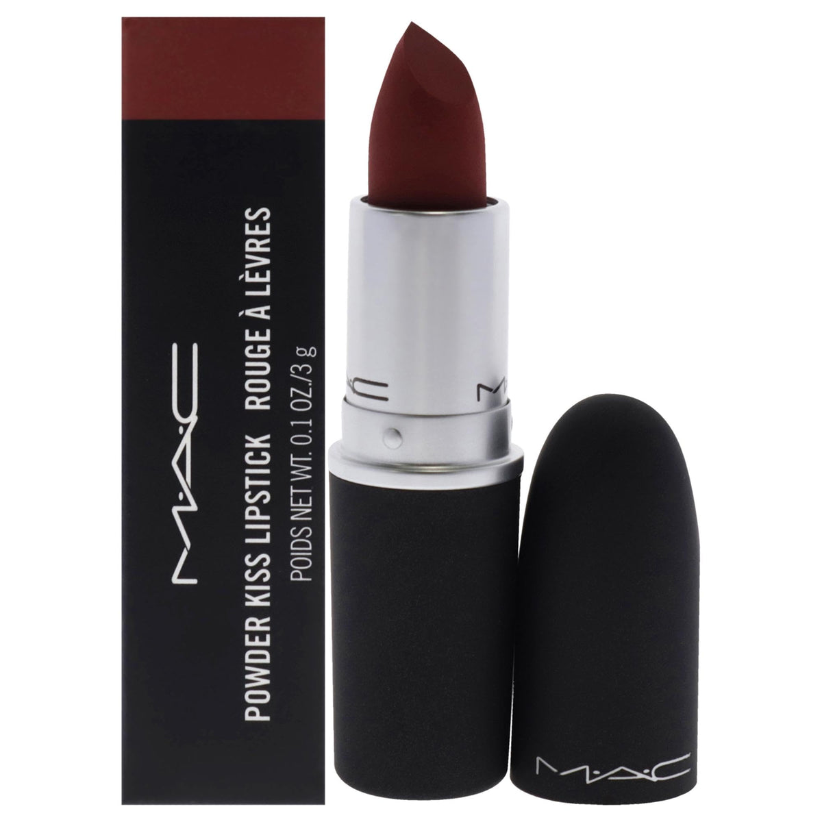 MAC Powder Kiss Lipstick - 926 Dubonnet Buzz Lipstick Women 0.1 oz Beauty & Personal Care MAC