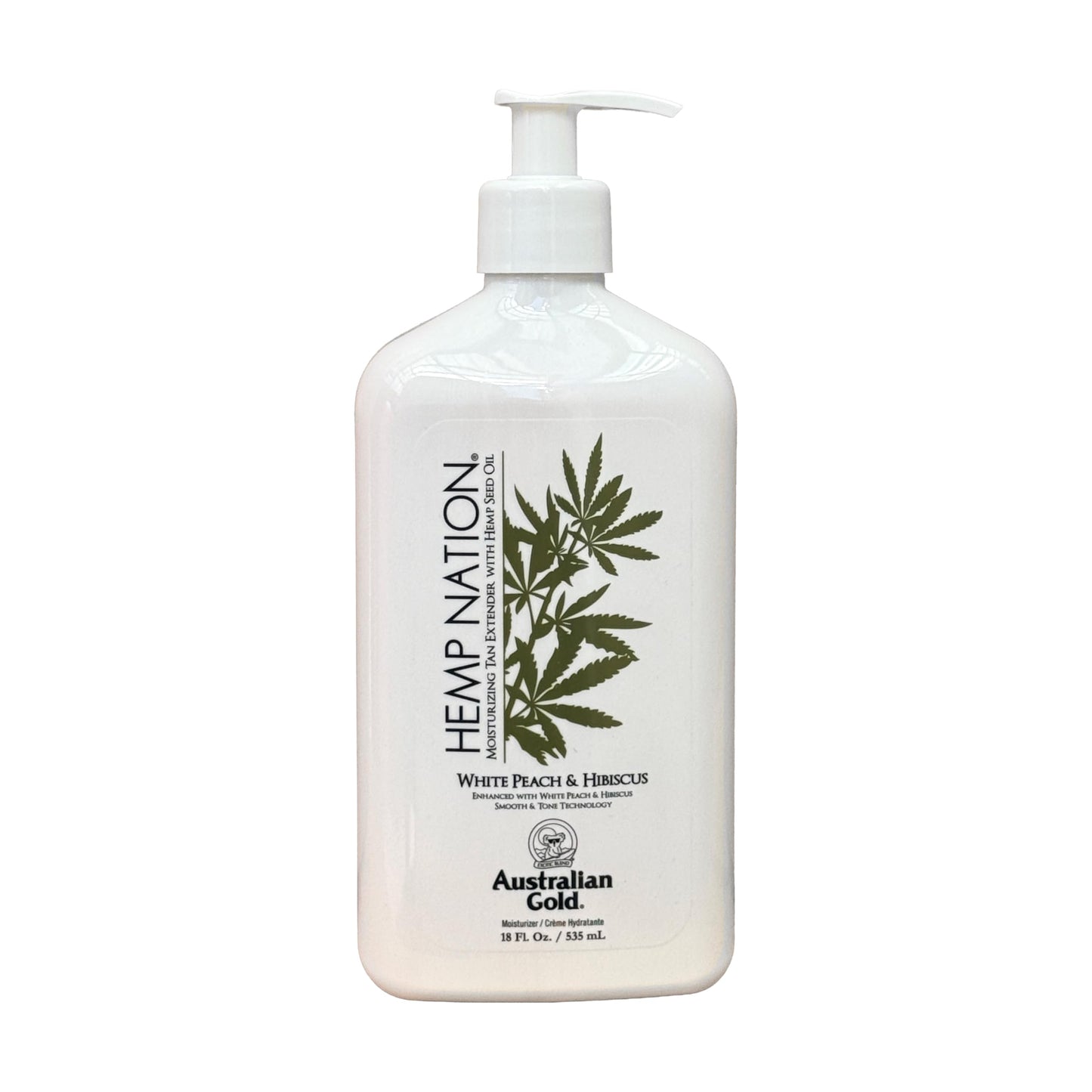 Hemp Nation White Peach Hibiscus Moisturizing Tan Extender 18 oz Beauty & Personal Care Hemp Nation