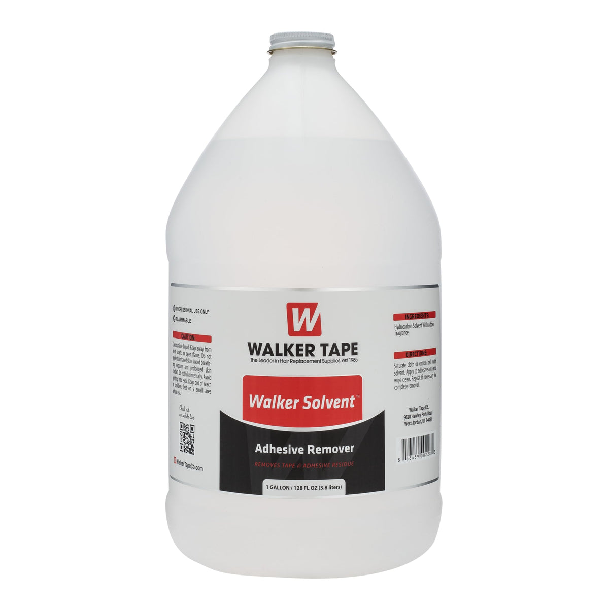 Walker Tape Walker Solvent Adhesive Remover Gallon 128 fl oz for Wig Installs, Lace Systems, Toupee Applications, Hair Tape Removal and Adhesive