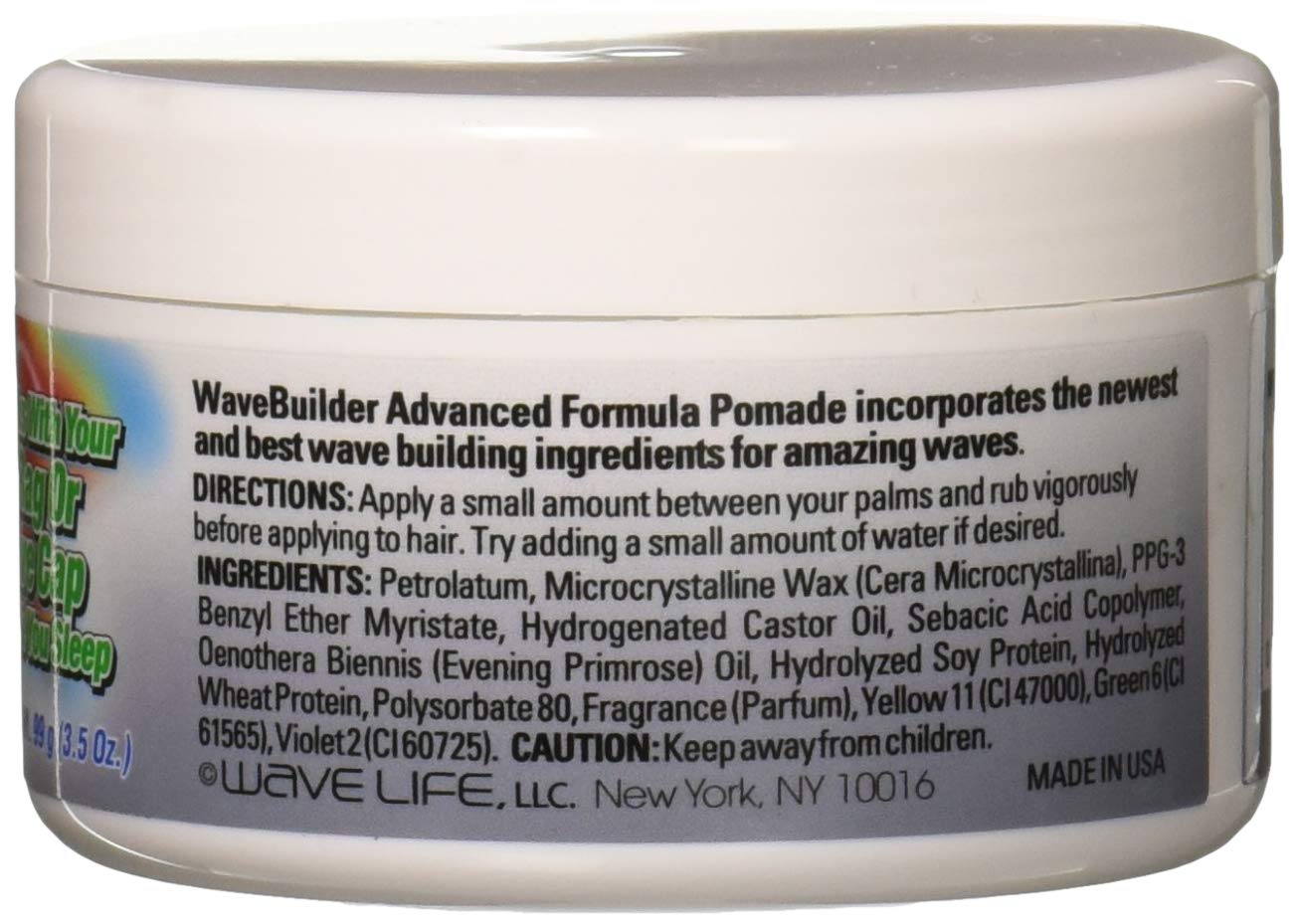 Wavebuilder Night Form Advanced Formula Pomade, 3.5 Ounce (61103) Beauty & Personal Care WAVEBUILDER
