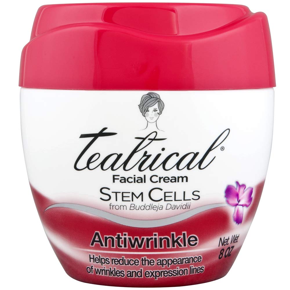 TEATRICAL Anti-Wrinkle Cream with Buddleja Davidii Stem Cells, Floral, 8 Ounce Beauty & Personal Care TEATRICAL