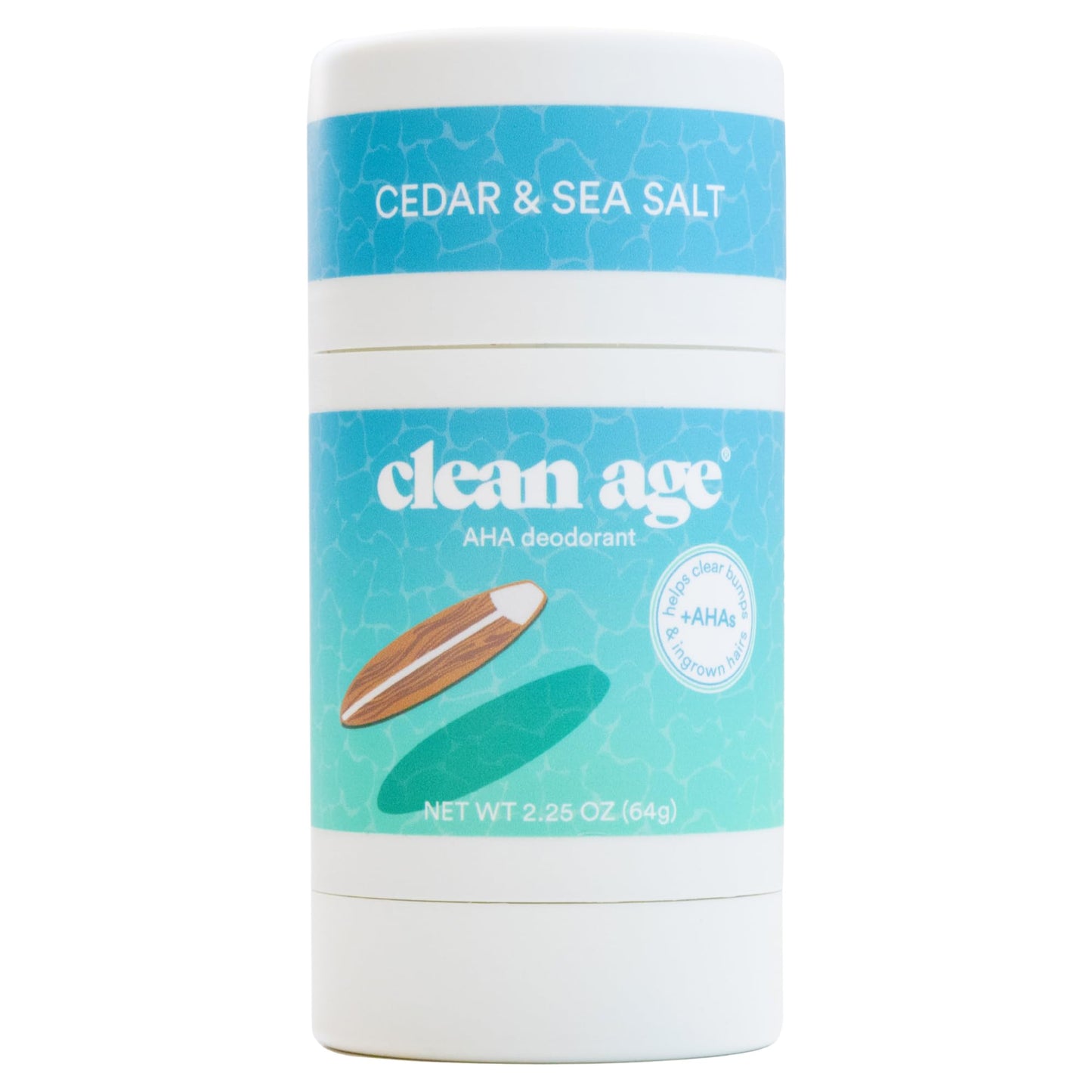 Clean Age Aluminum Free Deodorant, Cedar Scent, 2.25oz 1 Pack, Teen Deodorant for Boys and Girls, Paraben Free, No Aluminum for Sensitive Skin, Beauty and Personal Care CLEAN AGE