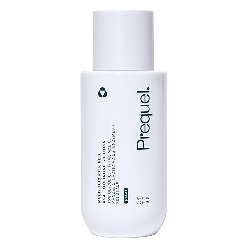 Prequel Skin Multi-Acid Milk Peel, Professional Exfoliating Solution. 15% Glycolic Acid Face Peel with Lactic Acid and Enzymes. Hydrating Chemical Beauty & Personal Care Prequel