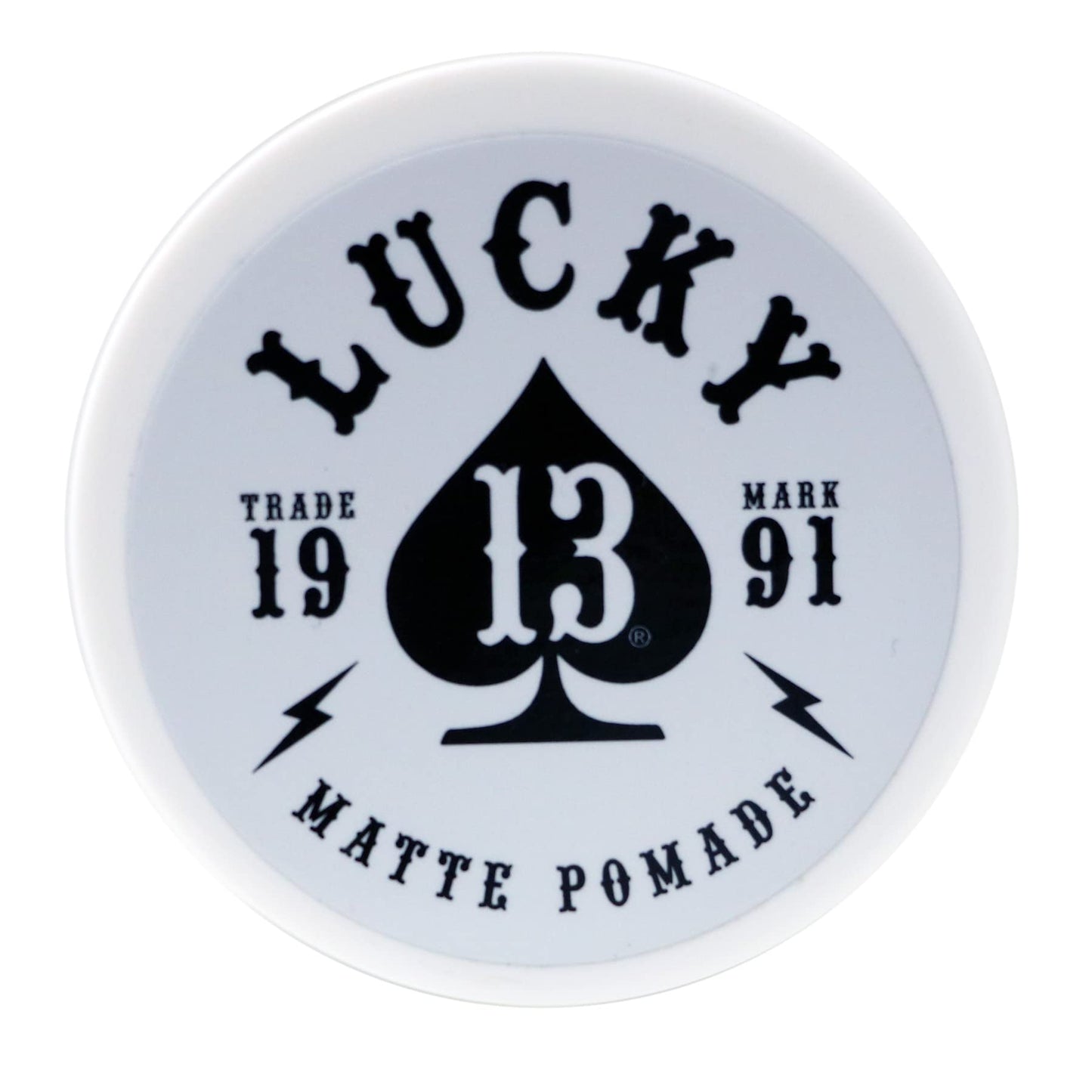 Lucky 13 Barber Supplies Matte Hair Pomade | Water-Based | High Hold | Matte Finish | Tobacco Vanilla Scent, 4oz Beauty & Personal Care Lucky 13