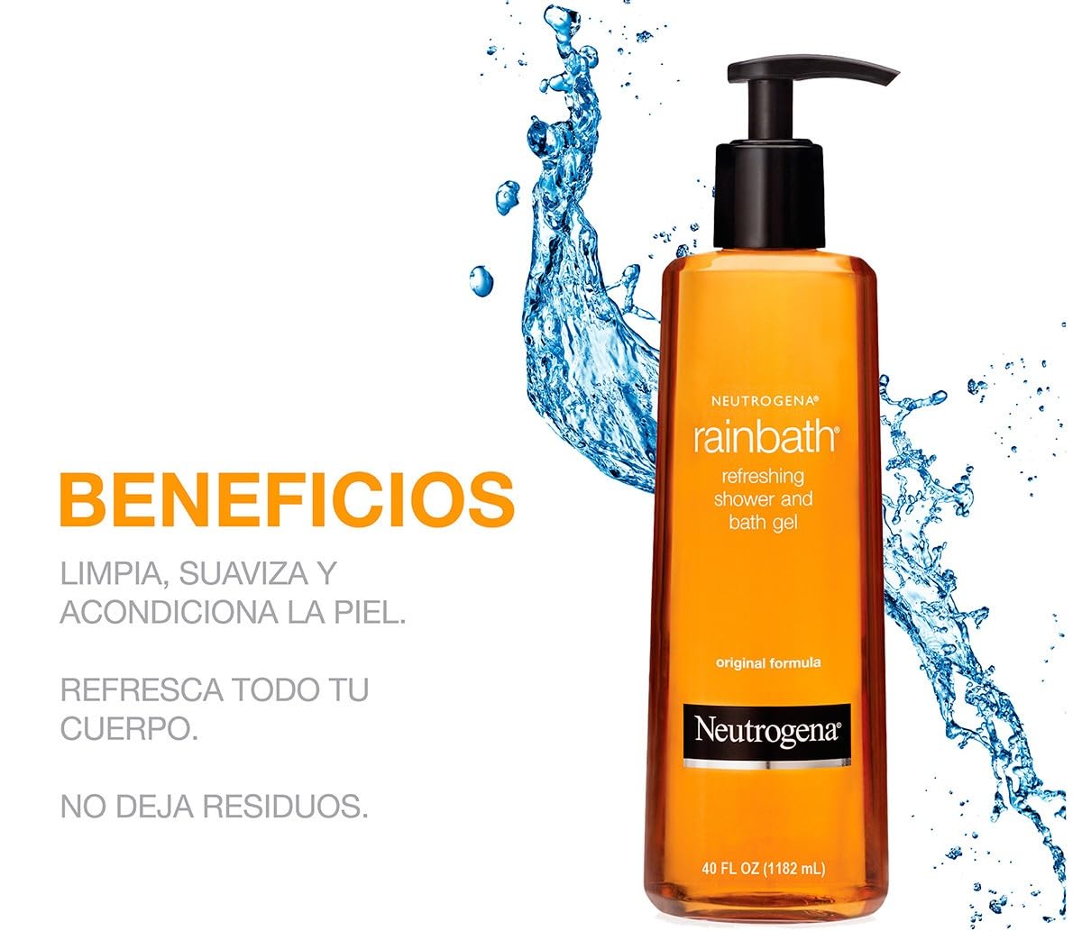 Neutrogena Rainbath 40 fl oz Shower and Bath Gel - Moisture-Rich Beauty & Personal Care Neutrogena