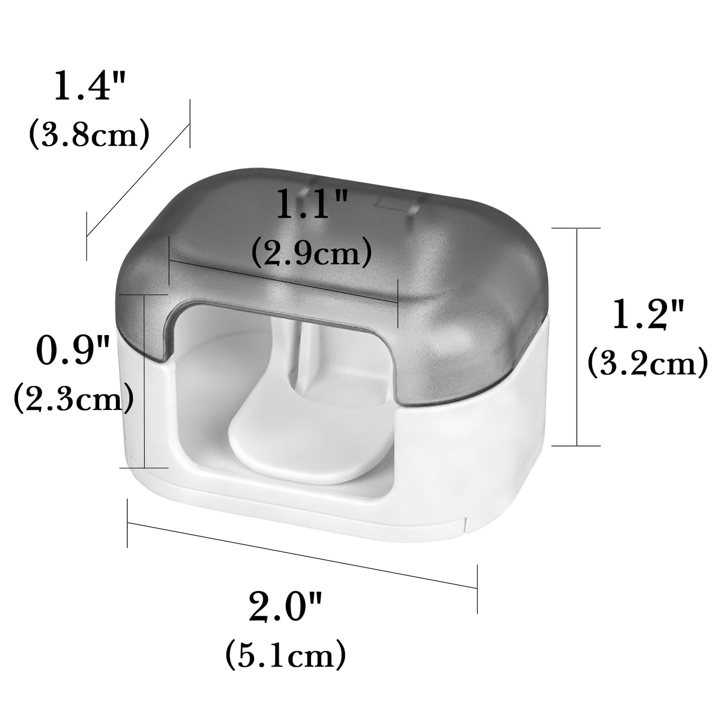 Linkidea 2 Pack Wall Mounted Razor Holder, Waterproof Shaving Stand Accessories, Compatible with Gillette Fusion 5, Labs with Exfoliating Bar, Dorco Beauty and Personal Care Linkidea