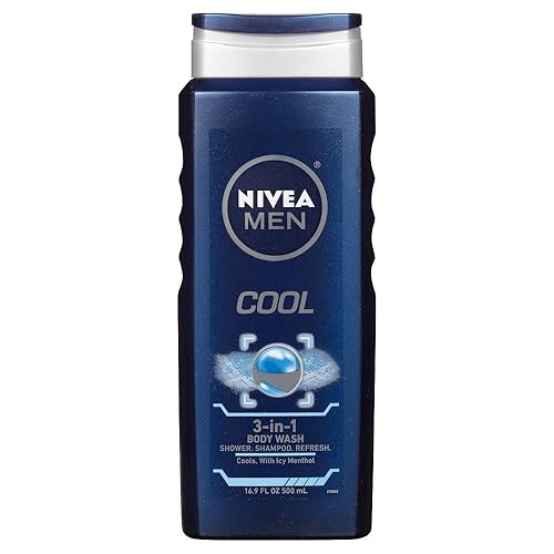 Nivea Mens Cool Body Wash Size 16.9z Beauty & Personal Care NIVEA MEN