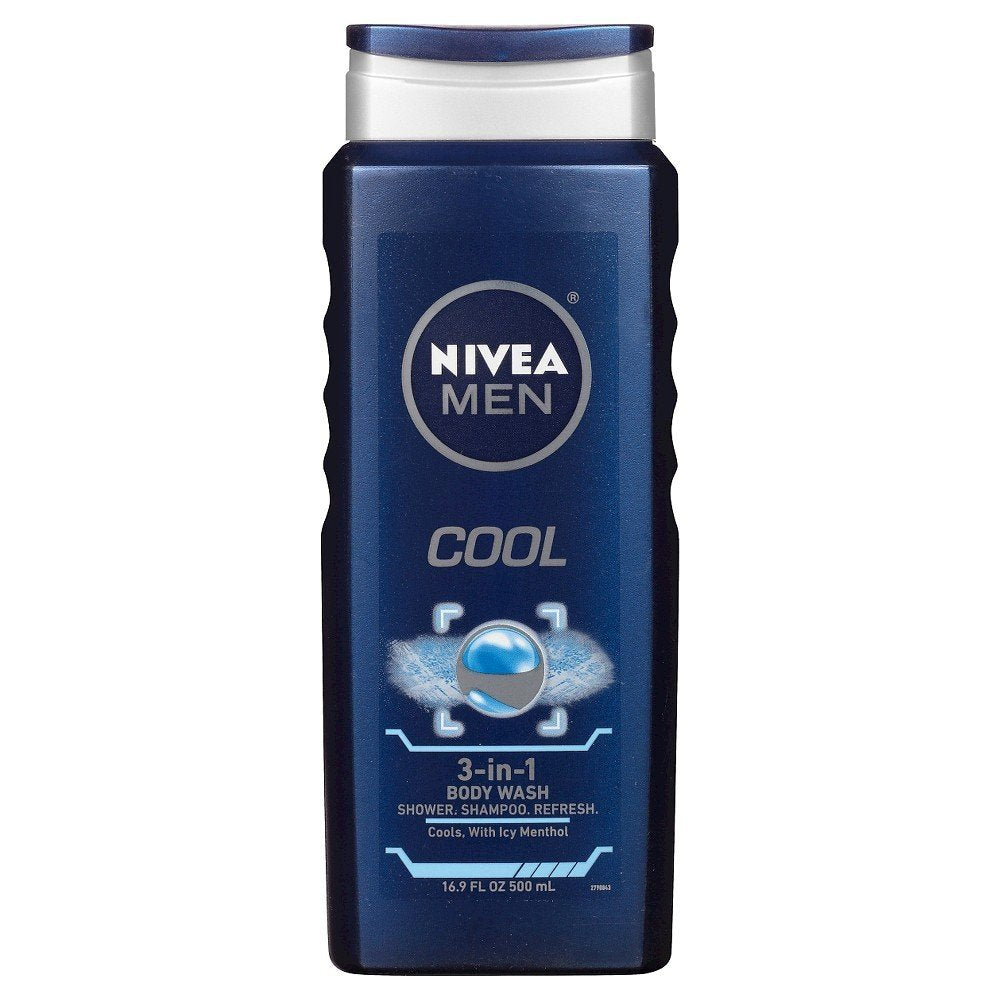 Nivea Mens Cool Body Wash Size 16.9z Beauty & Personal Care NIVEA MEN