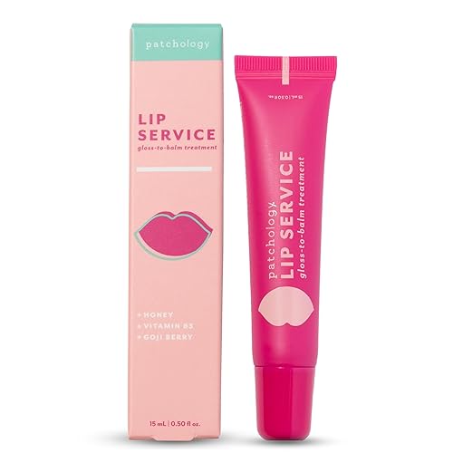 Patchology Lip Gloss for Women - Glossy, Clear Shine Hydrating Lip Balm with Aloe, Honey, Goji Berry Oil - Moisturizing Lip Treatment for Dry, Cracked Beauty & Personal Care Patchology