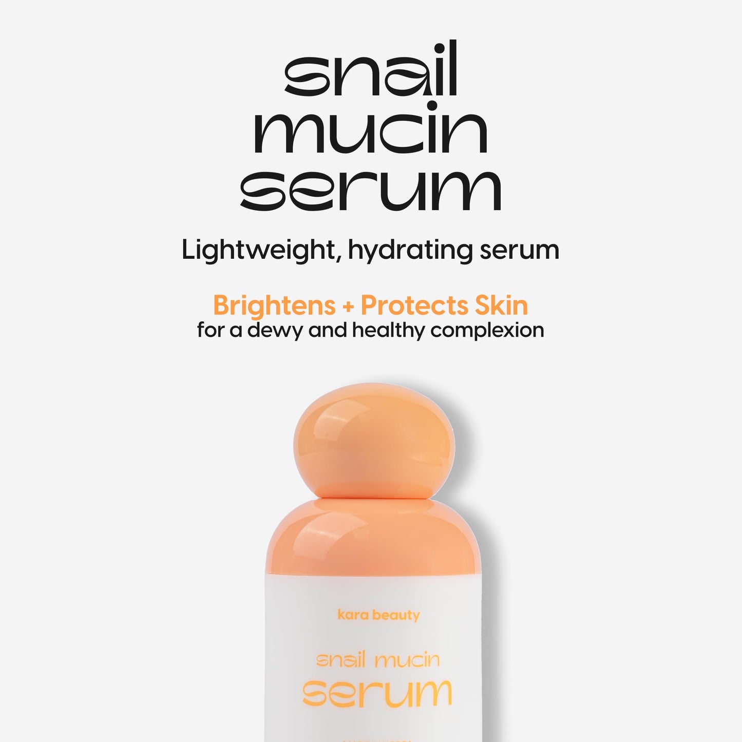 KARA BEAUTY Snail Mucin Serum - Ultra Hydrating Face Serum with Vitamin C, Azelaic Acid, Hyaluronic Acid & Vitamin E Oil, Korean Skin Care, Skin Beauty & Personal Care Kara Beauty