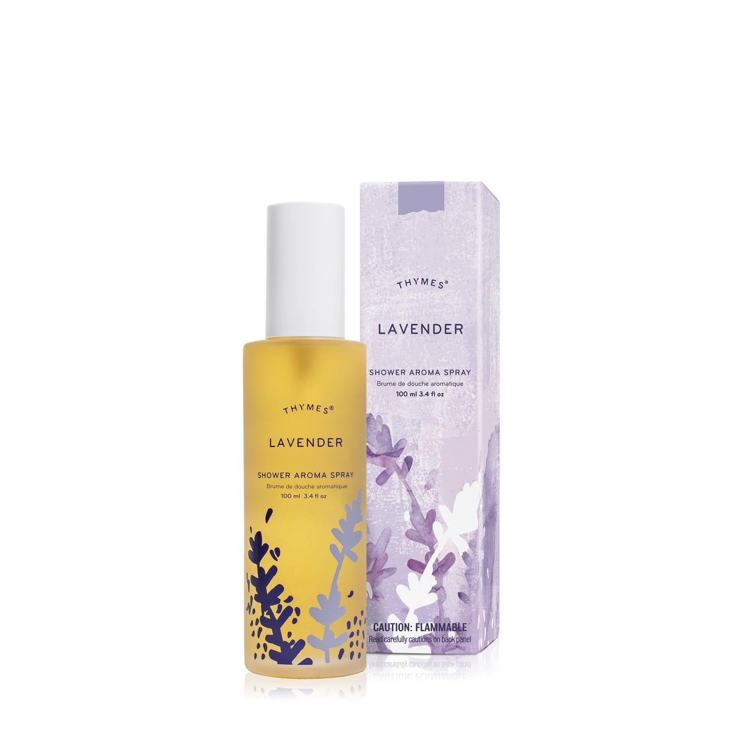Thymes Daily Shower Spray for a Spa Like Experience - Home Essentials - Mist Scented with Lavender Oil, Rosewood, Clary Sage & Violet (Lavender Shower Beauty and Personal Care Thymes