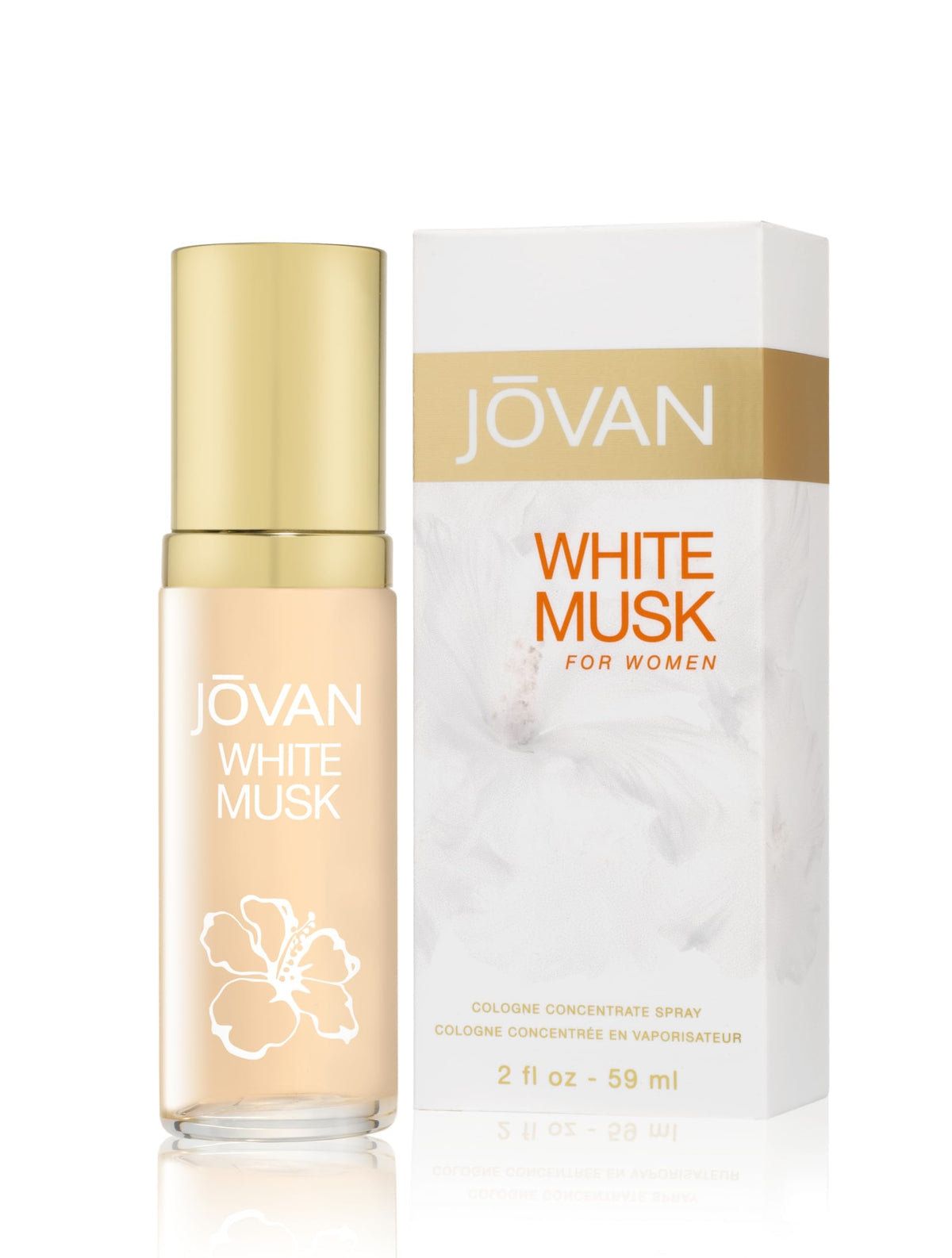 Jovan White Musk for Women Eau de Cologne Spray 2 fl oz (Pack of 1), Notes of Jasmine, Musk, and Amber, Women's Fragrance, Long Lasting, Everyday Beauty & Personal Care Jovan