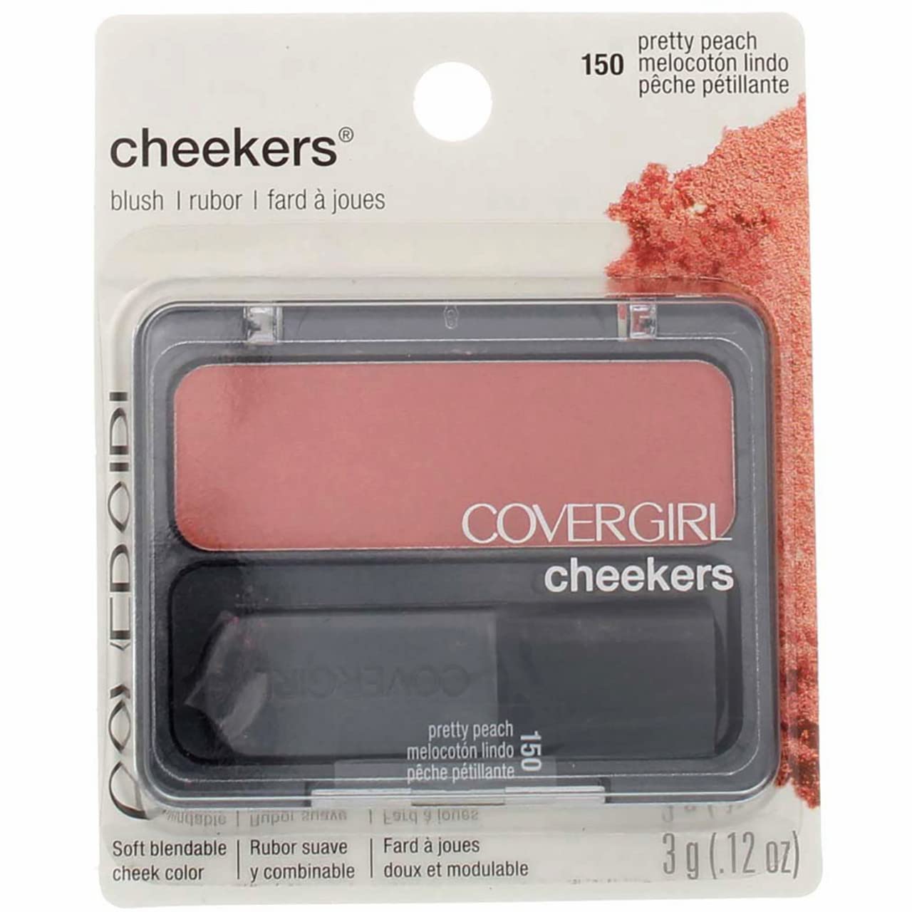 CoverGirl Cheekers Blush, # 150 Pretty Peach, 0.12 Ounce Beauty & Personal Care COVERGIRL