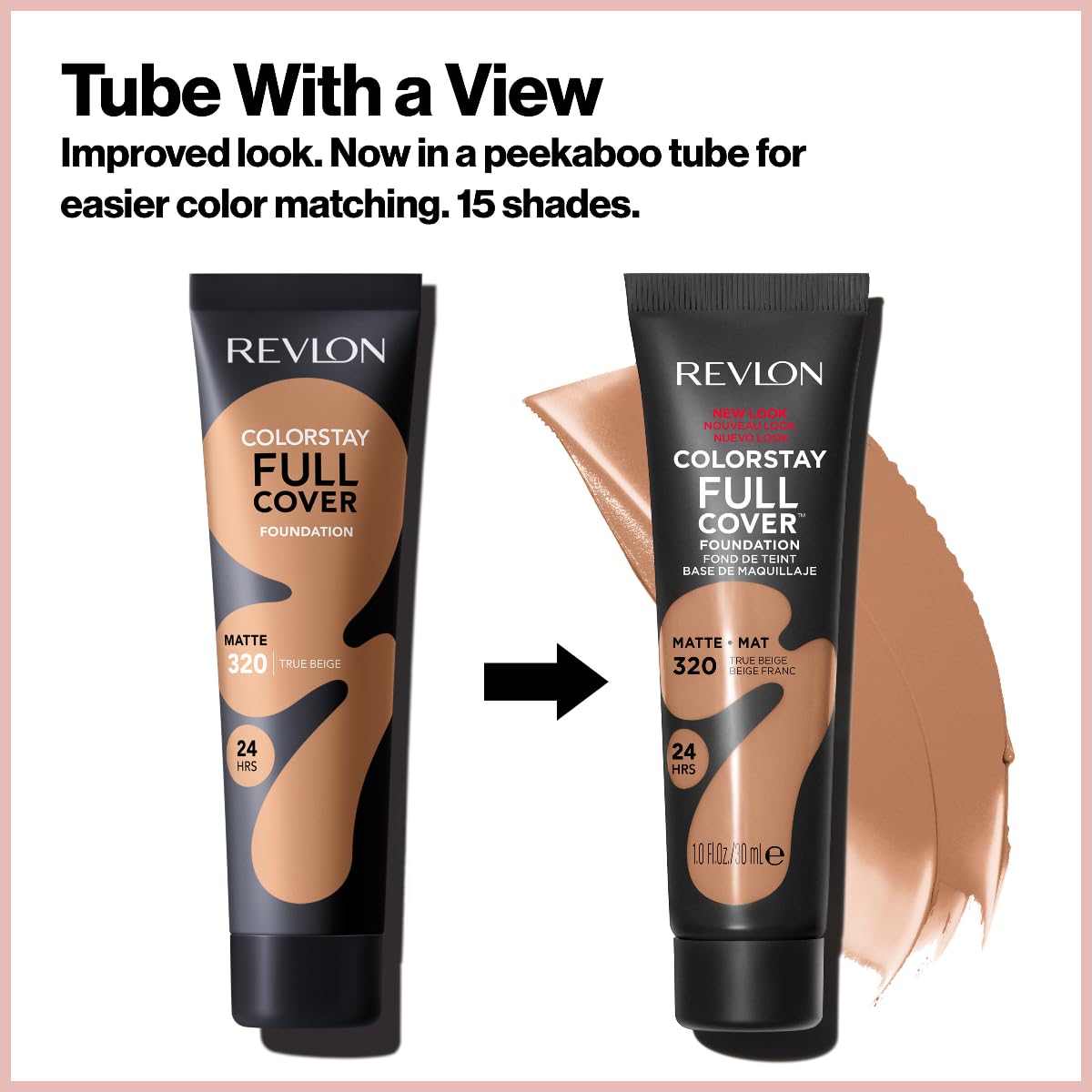 Revlon ColorStay Full Cover Longwear Matte Foundation, Heat & Sweat Resistant Lightweight Face Makeup, Toast (410), 1.0 oz Beauty & Personal Care REVLON