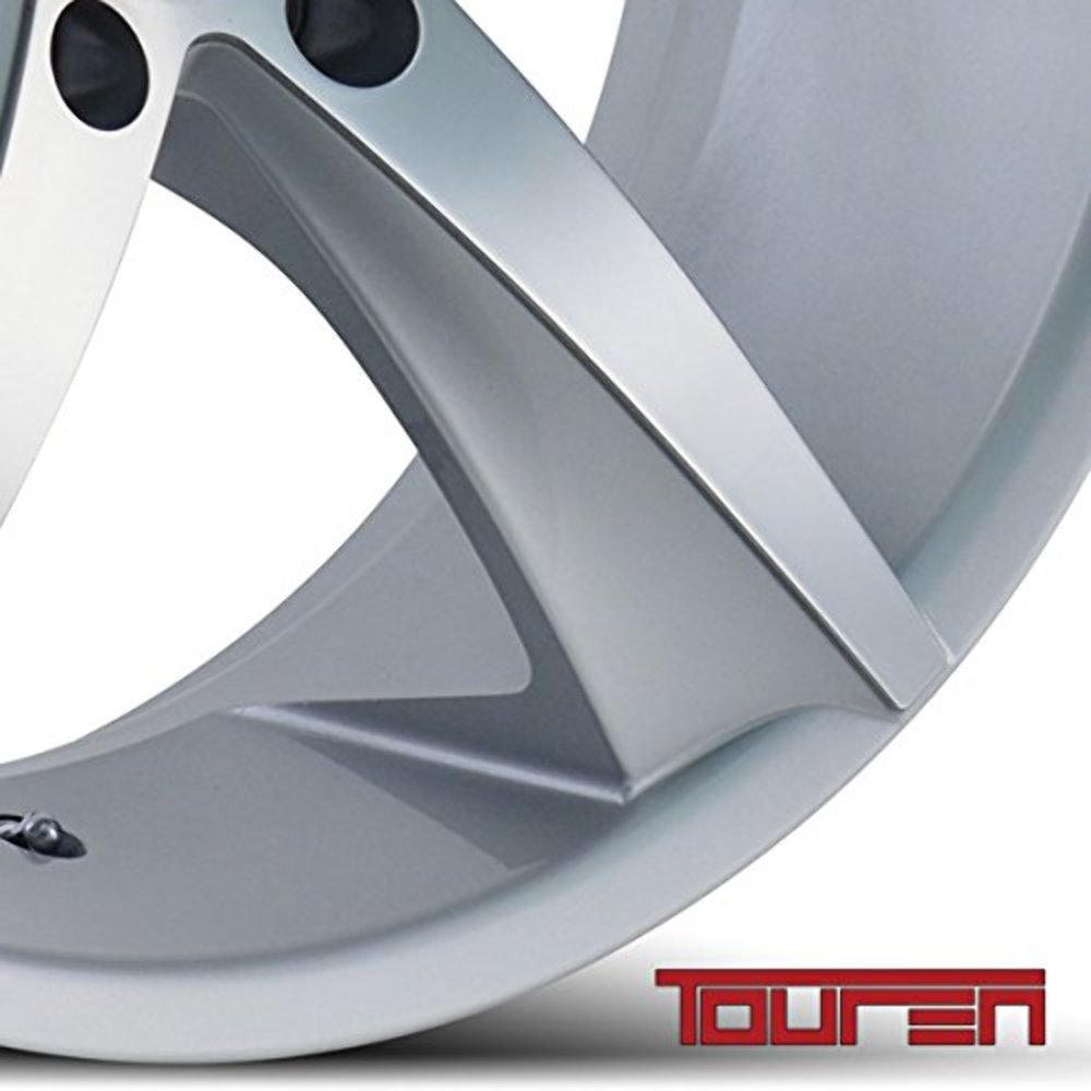 TR72 20x10, Bolt Pattern: 5x120/, Offset: 20, GLOSS SILVER/MACHINED FACE, set of 1 Beauty & Personal Care Touren