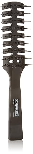 7 Rows Vent Hair Stylist Brush Black by Scalpmaster Beauty & Personal Care Burmax