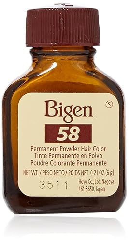 Bigen Hair Coor 58- Black Brown Noir Naturel, 0.21 oz Beauty & Personal Care Bigen