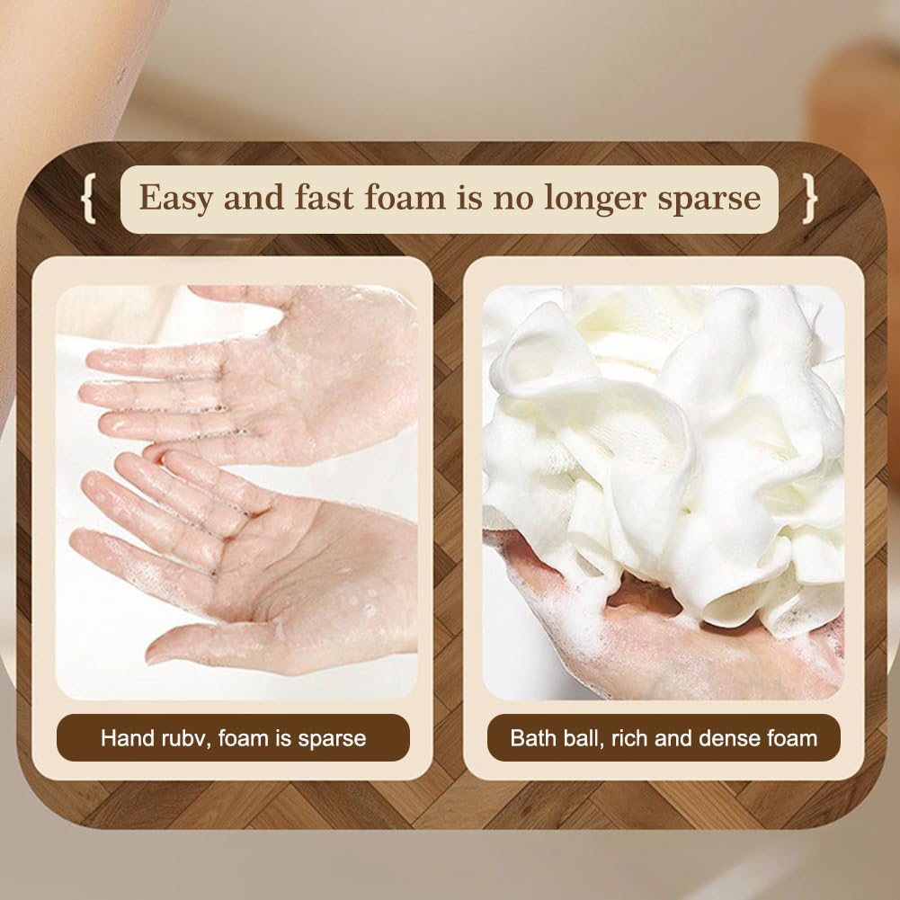 YANGSHINE 4PCS Soap Bar Loofah, Loofah Washcloth with Bar Soap Pocket Combo 2-in-1, Cleansing Shower Puff Exffoliating Sponge for Men and Women Skin Beauty and Personal Care Yangshine