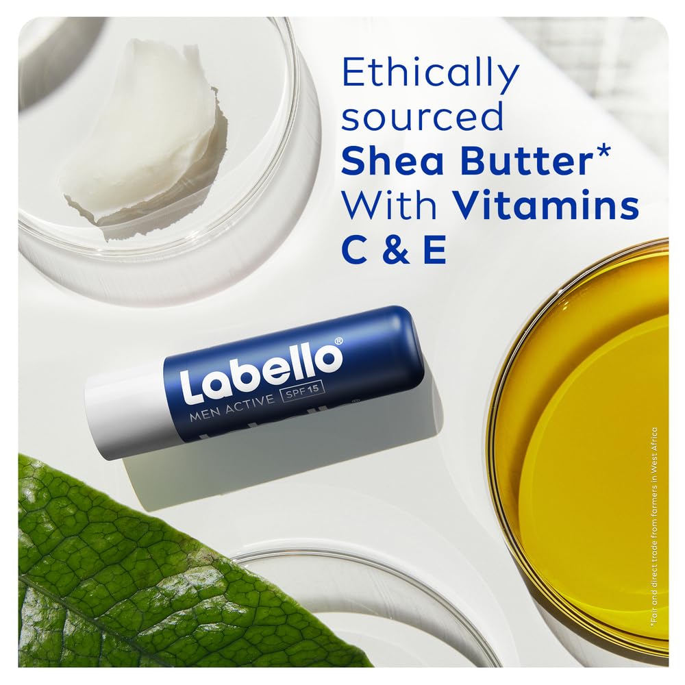 Labello Active Care For Men Lip Balm 4.8g Beauty and Personal Care Labello