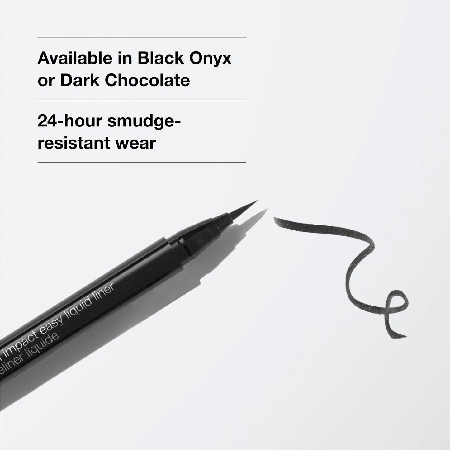 Clinique High Impact Easy Liquid Eyeliner | Waterproof, Long Lasting, Smudge Resistant + Safe For Sensitive Eyes, Black, 1 Count Beauty & Personal Care Clinique
