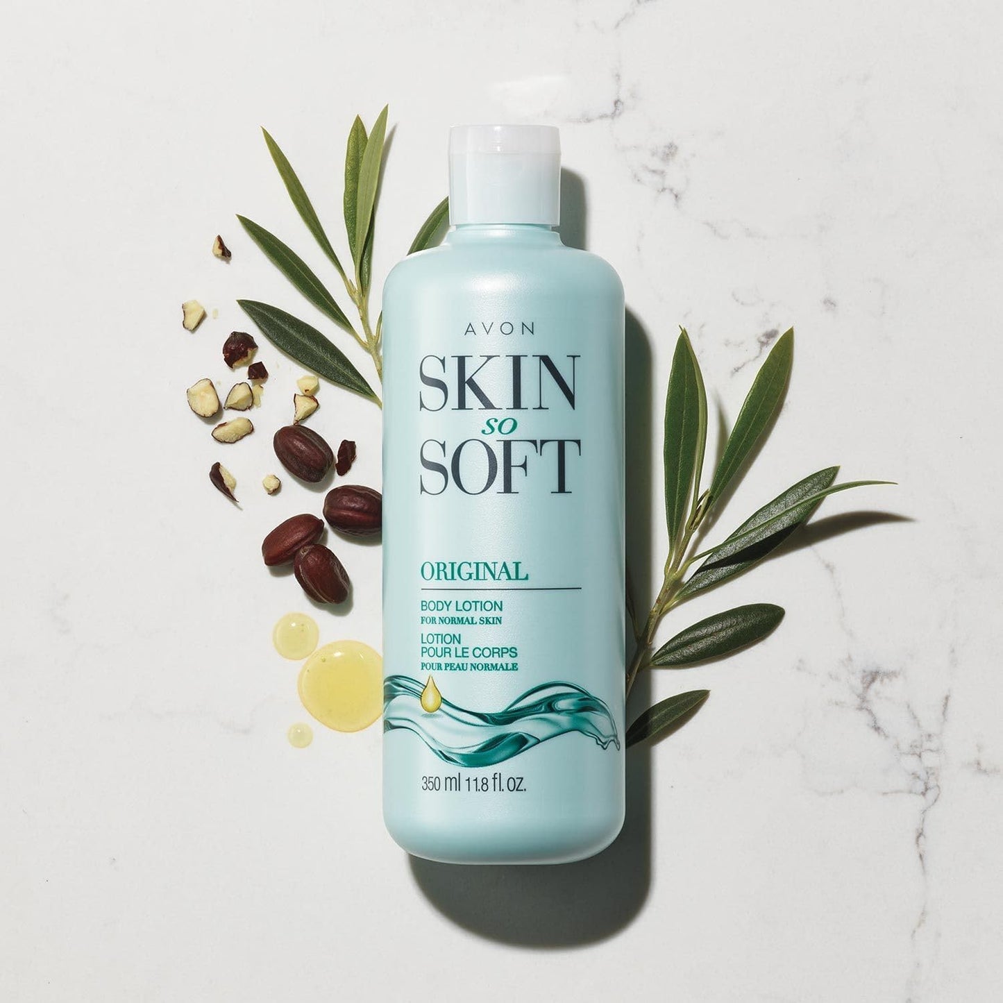 AVON Skin So Soft Original Body Lotion for Women, Paraben-Free Moisturizing Hand and Body Lotion for Dry Skin with Jojoba Oil, Non-Greasy Lightweight Beauty & Personal Care AVON