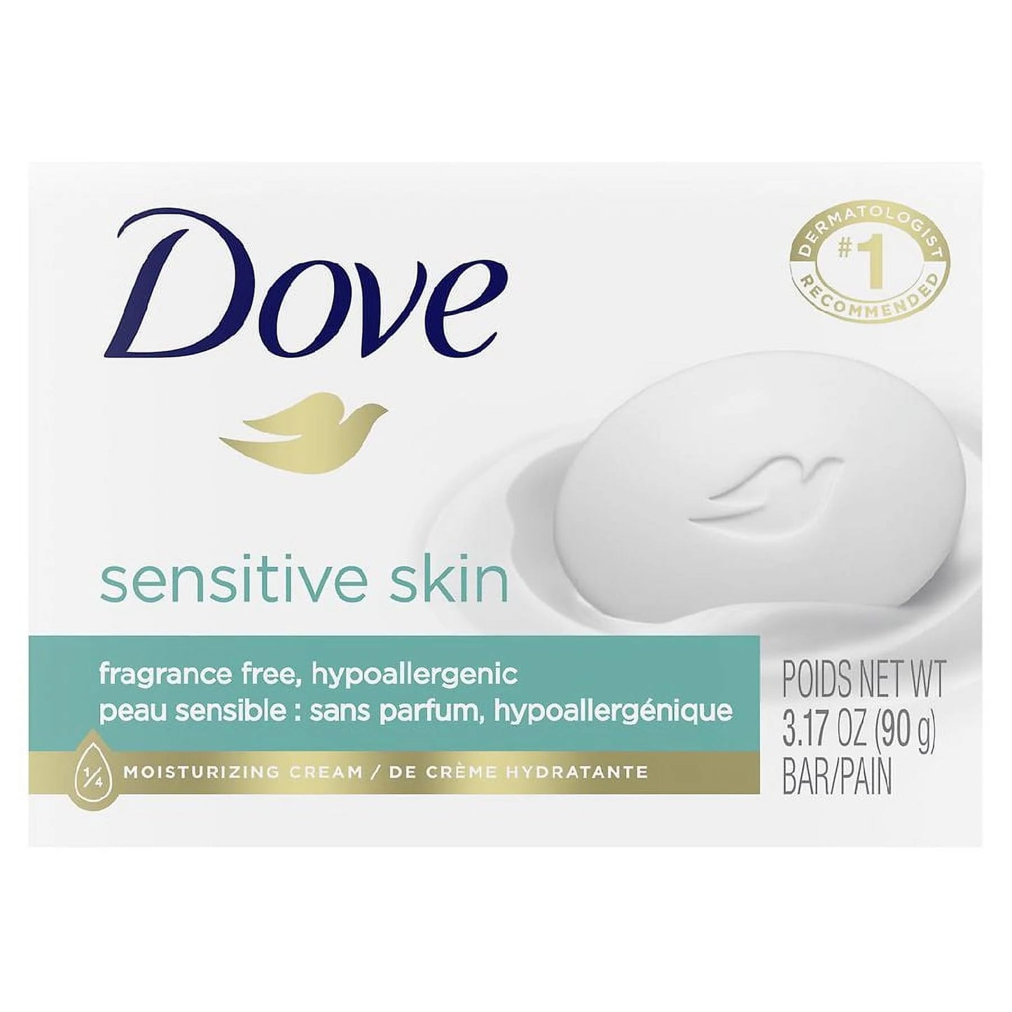 Dove beauty bar soap with moisturizing lotion for sensitive skin - 3.15 Oz Beauty & Personal Care Dove