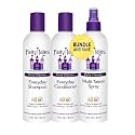 Fairy Tales Daily Cleanse Everyday Kids Shampoo, Conditioner, and Spray set - Gentle Natural Defining, Tangle Free, Moisturizing + Hydrating, Clean + Beauty & Personal Care Fairy Tales