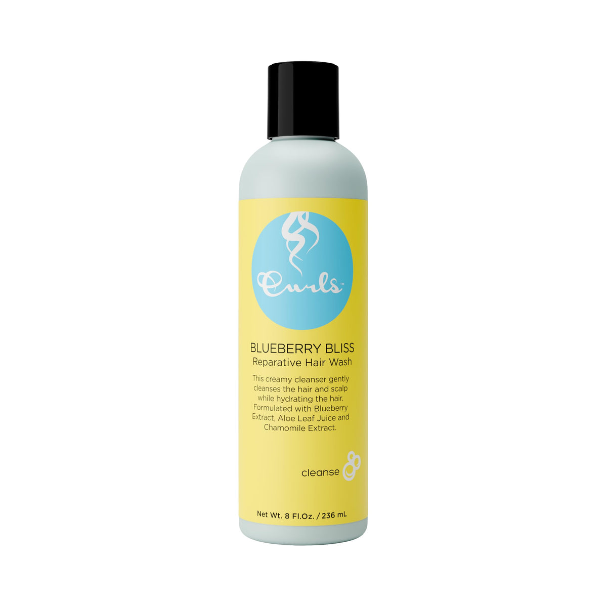 Curls Blueberry Bliss Reparative Hair Wash - 8 oz, Encourage Balanced Scalp, Rich and Creamy Sulfate-Free Cleanser, For Wavy, Curly, and Coily Hair Beauty & Personal Care Curls