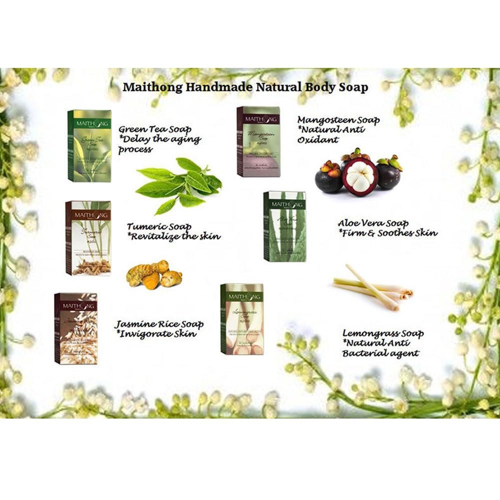 Maithong Lemongrass Soap 100 Gram. Beauty & Personal Care Maithong