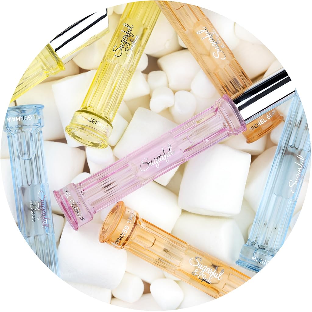 Michel Germain Sugarful & Spice Eau de Parfum Rollerball Women's Fragrance, Notes of Sparkling Blood Orange, Pink Peony, Creamy Vanilla, Flirty Beauty & Personal Care Michel Germain
