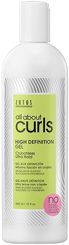 ALL ABOUT CURLS High Definition Gel | Crunchless Ultra Hold | Define, Moisturize, De-Frizz | All Curly Hair Types | Vegan & Cruelty Free | Sulfate Beauty & Personal Care ALL ABOUT CURLS