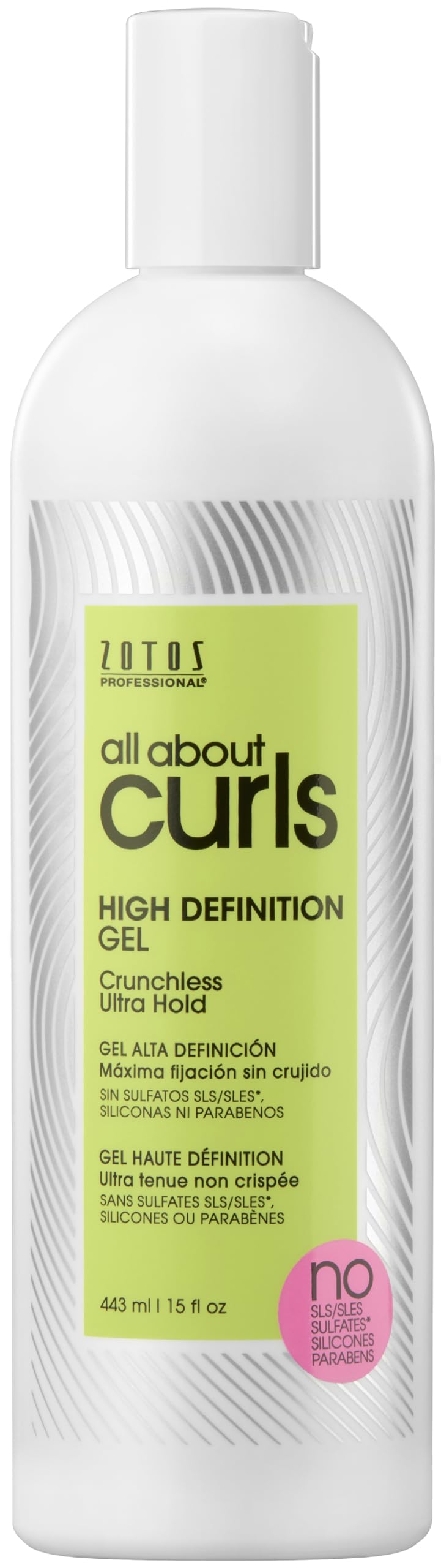 ALL ABOUT CURLS High Definition Gel | Crunchless Ultra Hold | Define, Moisturize, De-Frizz | All Curly Hair Types | Vegan & Cruelty Free | Sulfate Beauty & Personal Care ALL ABOUT CURLS