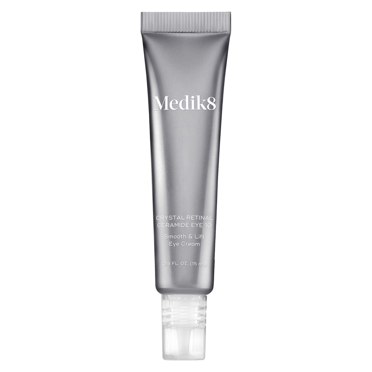 Medik8 Crystal Retinal Ceramide Eye 10 - Lifting Eye Cream with Vitamin A - Smoothing Under Eye Cream for Wrinkles and Sensitive Skin - 0.5 oz