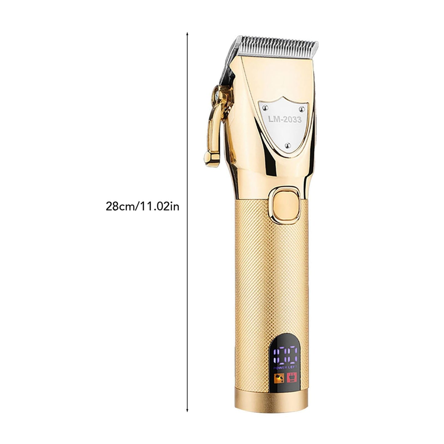 Ymiko Men Hair Clippers, Cordless Barber Hair Cutting Machine Kit Haircut Grooming Set LEDs Digital Display Built in High Capacity Rechargeable Cell Beauty and Personal Care Ymiko