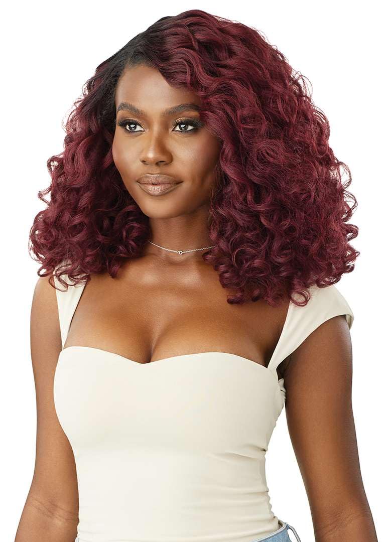 Outre Melted Hairline - Kinky Soft Edges - Kinky Soft 4 (JET BLACK 1)