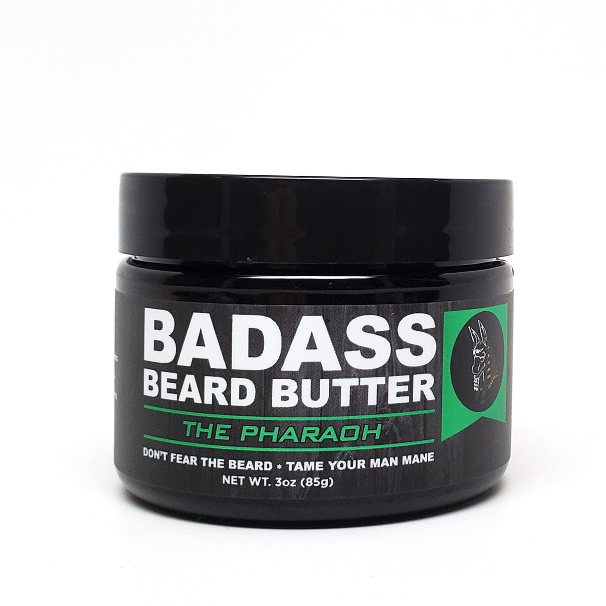 Badass Beard Care Beard Butter For Men - THE PHARAOH, 3 oz - Made of Natural Ingrediens for Healthy, Soften and Itchness Free Beard and Mustache Beauty and Personal Care Badass Beard Care